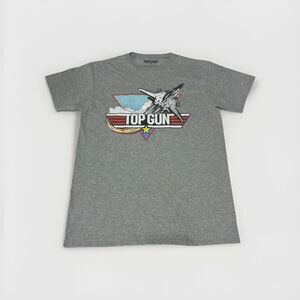 Top Gun Movie Graphic T-Shirt Gray Heather Paramount Pictures Men’s Medium